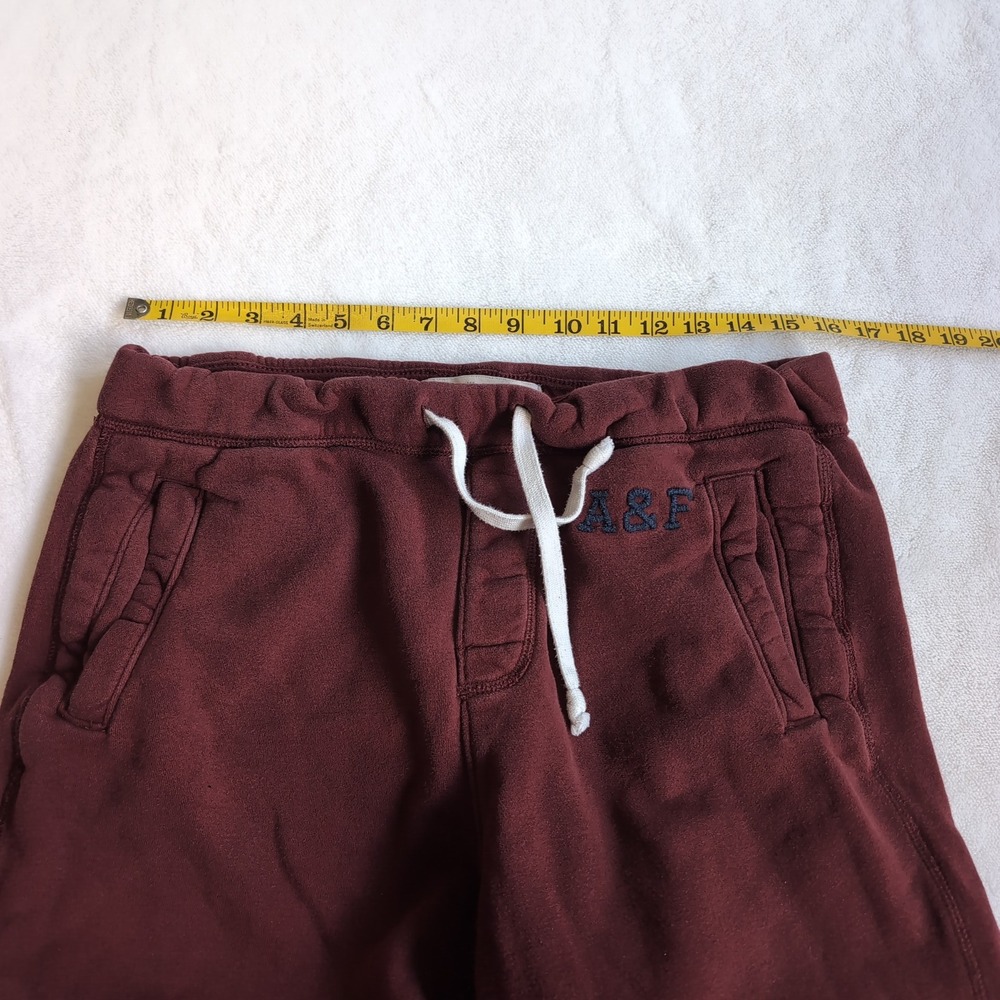 Y2k Abercrombie & Fitch Sweatpants Mens Medium Vintage Lounge Logo Joggers Baggy - Picture 7 of 9